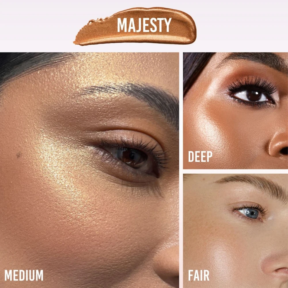 Danessa Myricks Vision Flush Glow Majesty - Burnished Bronze Liquid Highlighter - Hover