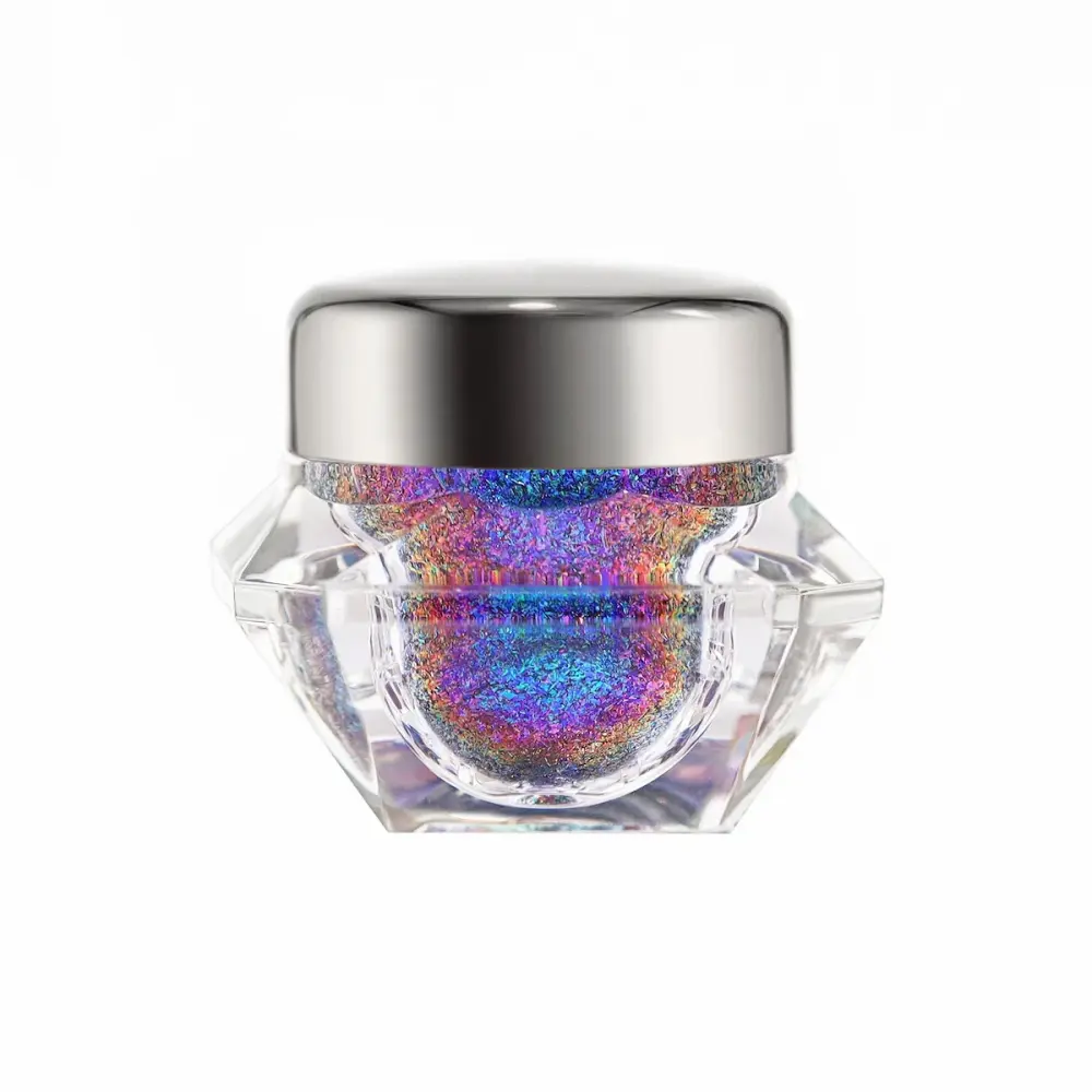 Danessa Myricks Infinite Chrome Flakes Bi-Pride - Ocean Blue With Vivid Amethyst Shift - Product Only