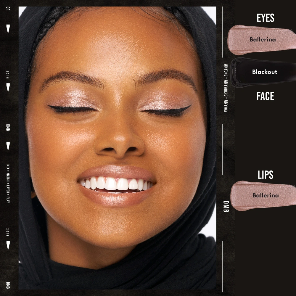 Danessa Myricks Beauty Colorfix Mattes Blackout - True black - Swatch 12